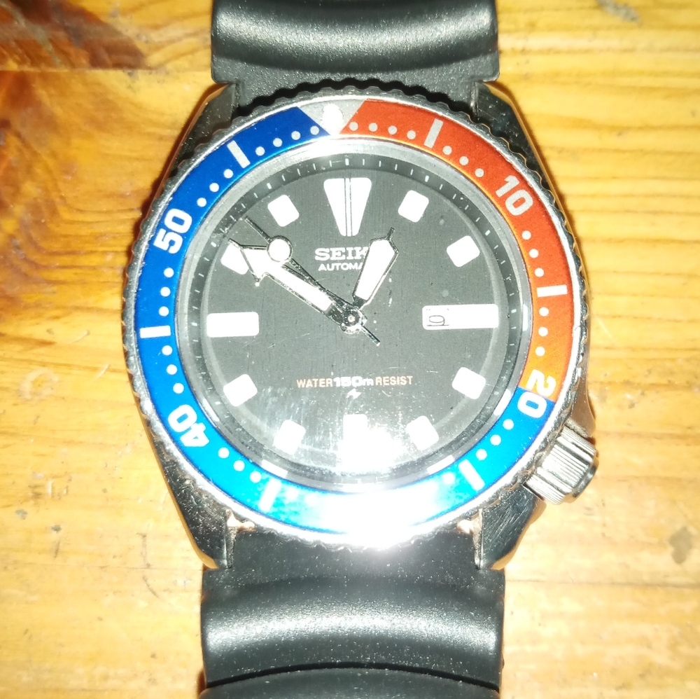 Vintage Seiko scuba 4205 Pepsi bazel